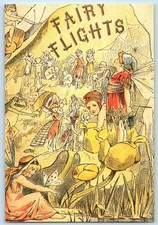 c1910's Fairy Flights Fantasy Japan Felissimo Christmas Museum Antique Postcard picture