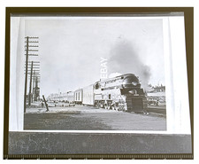 C. 1940s Pennsylvania Railroad Locomotive No. 6200 S-1 Gary, IN Copy Negative picture