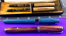 Vintage Osmiroid Fountain pen England #2668 @ 2 Chanel #5 ink @ Capital Tray  JA picture
