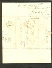 March 30 1836 1-pg ltr London to HAMBURG re: Ship Tiber & Capt. Paul A. Oliver picture