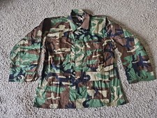 TRU-SPEC BDU 100% COTTON Jacket WOODLAND CAMO uniform top military MED REG (G2) picture