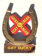 1951 Lucky Lager 3D Beer Sign - 