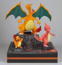 Pokemon Dragonfly Salameche Reptincel Diorama PVC Statue 17cm With Base picture