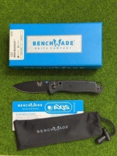 Benchmade Stainless Steel Drop Point EDC Folding Knife 533 Black picture