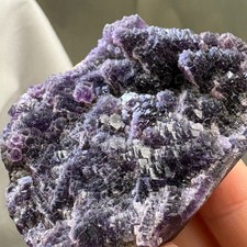 Natural Phantom Fluorite Cluster Cubic Crystal Specimen Raw Mineral Reiki Focus picture