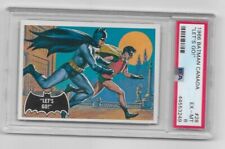 1966 Topps Batman Black Bat canada #28 Lets Go Card PSA 6  The Dynamic Duo picture