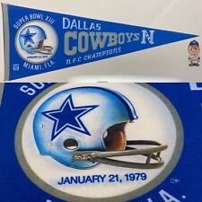1979 Dallas Cowboys Texas Cowboy Pennant NFC Nfl Football 12x29 Super bowl XIII picture
