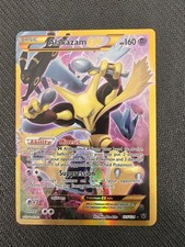 Pokémon Alakazam TCG EX XY Fates Collide Holo Card 125/124 Full Art Secret Rare picture