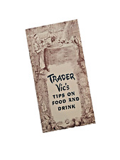 VINTAGE TRADER VIC'S - TIPS ON FOOD AND DRINK / PARTY GUIDE/ COCKTAILS / RECIPES picture