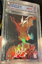 Kickstradomis X Marat MF POOH: POOHVILLAIN APLHA Fire Holofoil 1/5 DOUBLE SIGNED picture