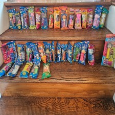 Huge Lot 30 Sealed Vintage PEZ Dispensers Polybags - Toy Story, Shrek, NASCAR, H picture