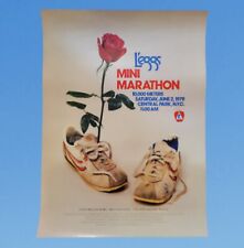 Vintage 1979 New York City Mini Marathon Poster L'eggs Bruce Jenner Nike 17 X 23 picture