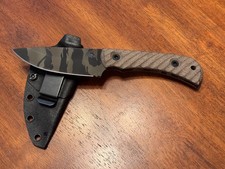 Half Face Blades HFB Cavner Tiger Cerekote OD green handle picture