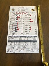 Charleston Riverdogs autograph minors lineup card oswaldo cabrera nice Yankees picture