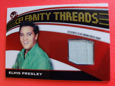 ELVIS PRESLEY WORN DRESS SHIRT SWATCH RELIC CARD 2005 TOPPS PRISTINE THREADS EP picture
