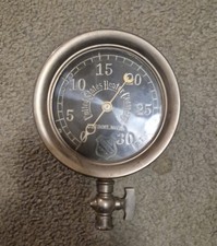 Antique Cast Iron Gauge United States Heater Co. Detroit Michigan Ashcroft NY picture