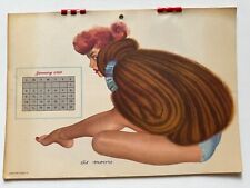 1949 Full Year Esquire Pinup Girl Calendar Al Moore Sexy Girls in Swim Suits C picture