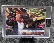 2025 Wild Card Alumination Donald J. Trump 1/1 Fight Eagle Bloody Ear picture