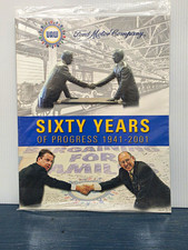 Ford Motor Company UAW Booklet Sixty Years of Progress 1941-2001 picture