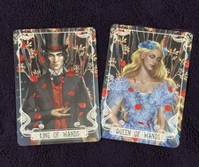 Fairyloot Tarot Cards. Caraval. King and Queen of Wands. Tella and Legend.  picture