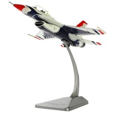 USAF Thunderbirds F-16 1:100 Scale Model High Quality Diecast Alloy 15.5cm picture