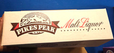 NOS 1950s/60s PIKES PEAK MALT LIQUOR CARDBOARD BOX WALTERS BREWING PUEBLO CO picture
