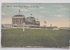 1916 Atlantic Beach Hotel Atlantic Beach Florida Antique Postcard picture