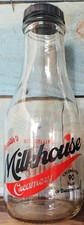 Dagostins Milkhouse Creamery 32 Oz Milk Bottle With Lid Drums, Pa picture