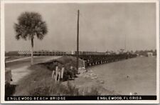 c1940s ENGLEWOOD, Florida RPPC Real Photo Postcard 