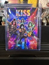 Kiss CUSTOM Novelty Refractor Art Card. picture