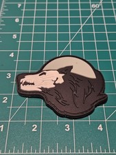 WRMFZY x SPIRITUS SYSTEMS Rare Skelewolf Logo Glow In The Dark Morale Patch  picture