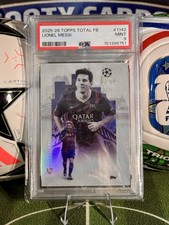 Topps 2025-26 Topps Total FB Lionel Messi #1142 PSA Graded Cert 151398751 picture