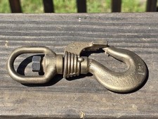 Vintage E.D. BULLARD S.F. BRONZE Brass SAFETY HOOK Swivel No. 1 picture