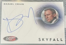 EXT RARE James Bond Daniel Craig Autographs & Relics Autograph Card A228 COA PSA picture