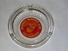 VINTAGE  1946 MARINE'S MEMORIAL CLUB SAN FRANCISCO SEMPER FIDELIS ASHTRAY picture
