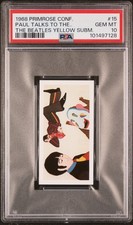 1968 Primrose Confectionery Yellow Submarine The Beatles #15 – PSA 10 (GEM MINT) picture