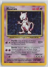 Mewtwo Holo Rare BS 010/102 MP picture