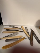 Lot of 6 VTG Straight Razors - As Is Great For Display, Rough Condition picture