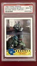 PSA 10 1990 Topps TMNT Movie Ralph’s Gonna be Okay #92 POP 1💫 picture
