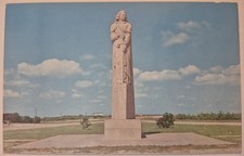 Vintage Postcard La Salle Statue Port Lavaca Texas  AA139 picture