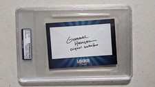Gunnar HANSEN Signed CARD Original Leatherface Texas Chainsaw TCM PSA Authentic picture