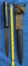 British Pattern Tubular Bayonet - Blued Steel - Surplus Condition picture