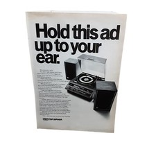 Vintage 1971 GTE Sylvania Stereo Original Print Ad picture