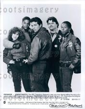 1988 Wire Photo Cast Of TVs Knightwatch picture