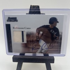 Topps 2004 Bowman Sterling Auto Jersey Relic Robinson Cano Yankees #BS-RC picture