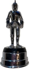 Vintage 1960s Knight in Shining Armor Musical Box Cigarette Table Lighter picture