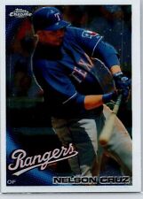 2010 Topps Chrome #96 Nelson Cruz Texas Rangers Baseball Card picture