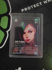 Judy Alvarez Nothing To Doubt B116 Cyberpunk TCG Beta Secret Rare picture