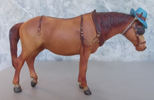 Vintage 1991-1993 Breyer Red Roan Old Timer & Blue Hat with Red Hatband picture