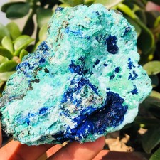 300g BEST NATURAL Azurite/Malachite crystal minerals specimens picture